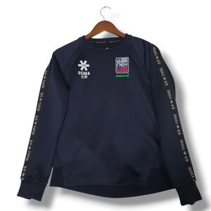 Osaka USA Field Hockey Women Medium Navy Blue Training Pullover Athletic Top Y2K